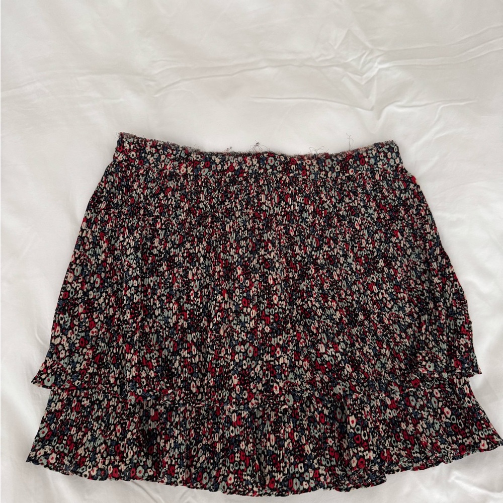 Derek Lam Multicolor Floral Skater Skirt
